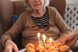 Marys birthday celebration downsvale nursing home