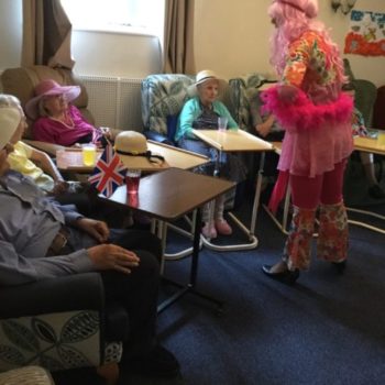 Residents-being-entertained-with-a-summer-show-from-the-