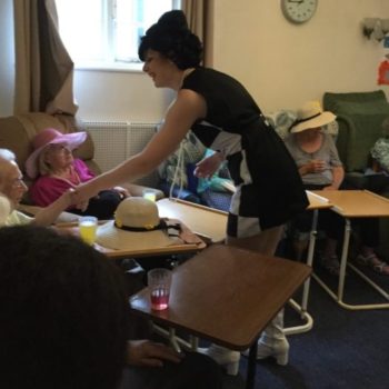 Residents-being-entertained-with-a-summer-show-from-the-