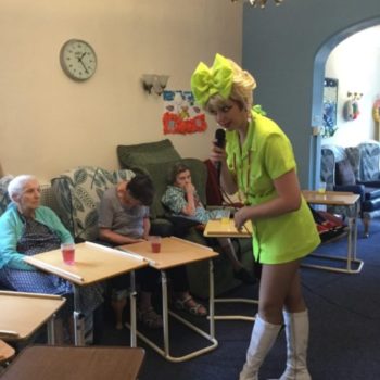 Residents-being-entertained-with-a-summer-show-from-the-