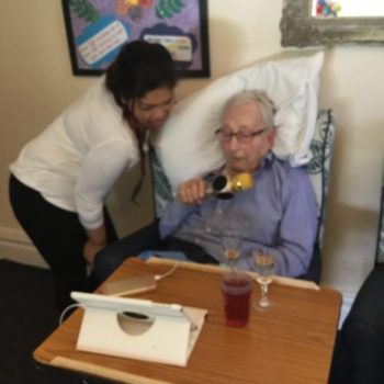 resident-singing-karaoke