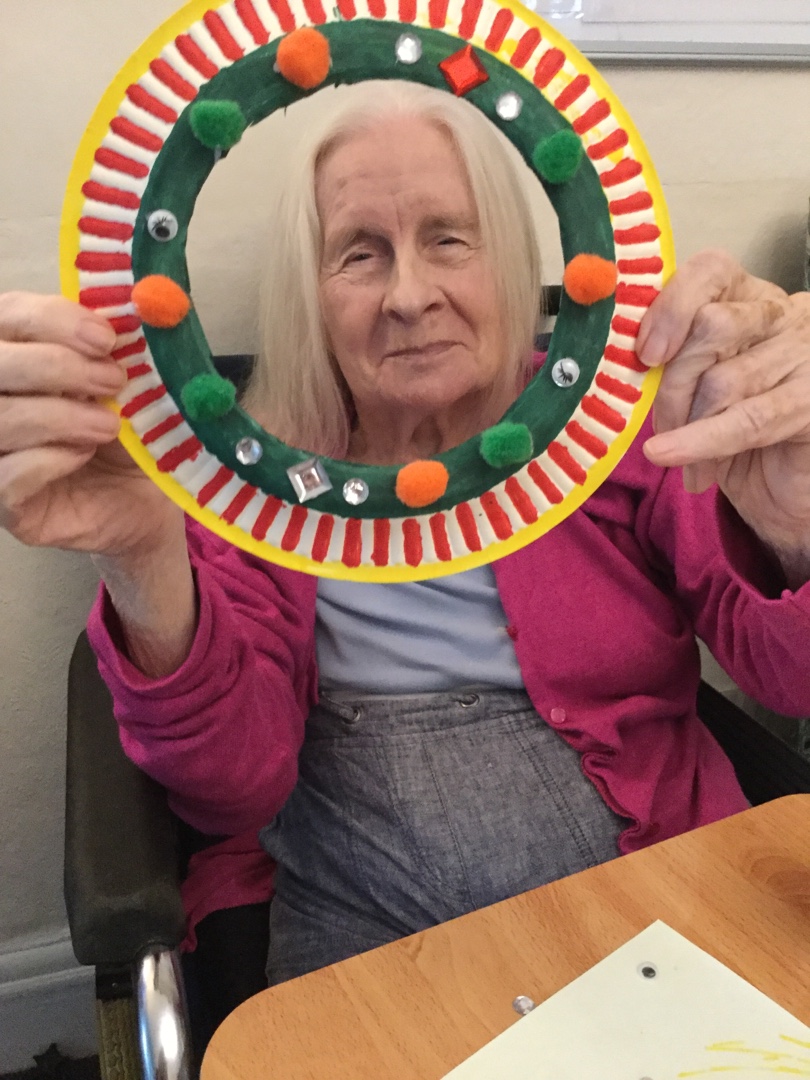 Residents Making Some Decorations For Black History Month 1