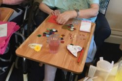 Residents-making-valentines-cards-and-coasters-