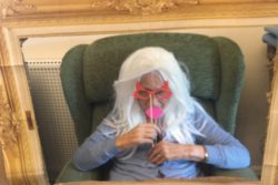 Residents-participating-in-a-game-of-changing-faces