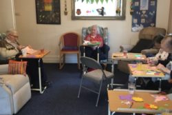 The-residents-making-decorations-for-Spring