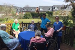 Residents-enjoying-the-beautiful-weather