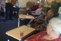 Residents-being-entertained-