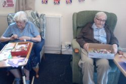 The-residents-making-birthday-cards-for-a-member-of-staff-