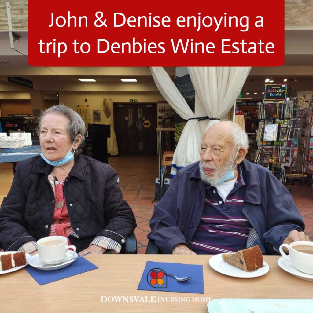 John & enjoying a trip Denbies wine estate