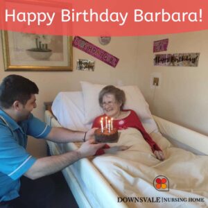 Another celebration has taken place today...it’s Barbara’s birthday!
