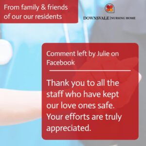 From family & friends of our residents