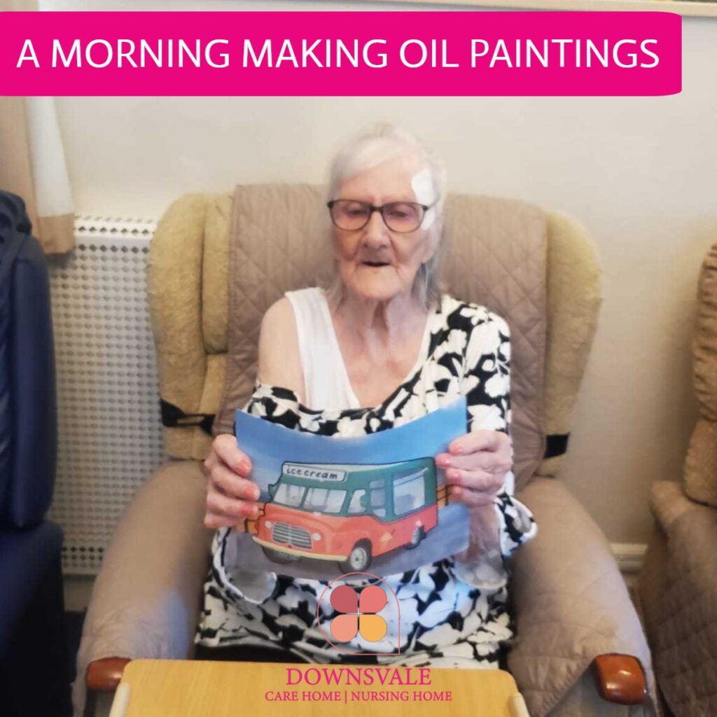 A Morning Making Oil Paintings