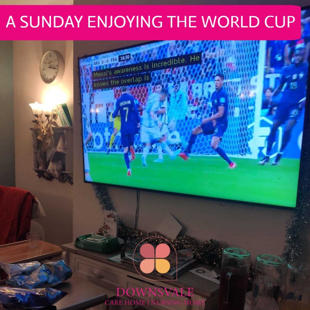A sunday enjoying the world cup