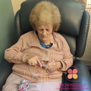 Busy making decorations at Downsvale