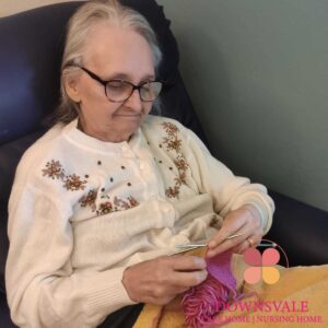 Busy making decorations at Downsvale
