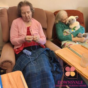Busy making decorations at Downsvale