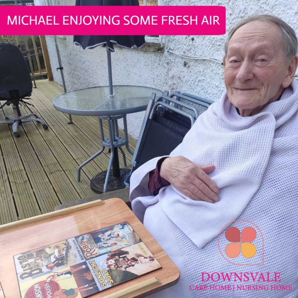 Michael enjoying some fresh Air