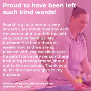 We have recently received a review that was incredibly heartfelt