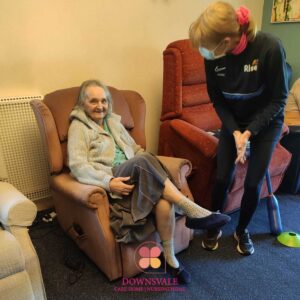 visit from the team at rise at Downsvale