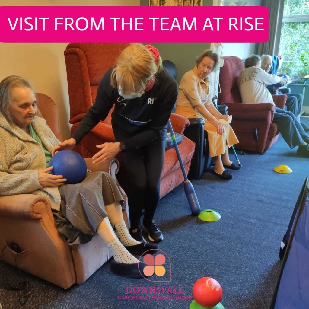 visit from the team at rise at Downsvale