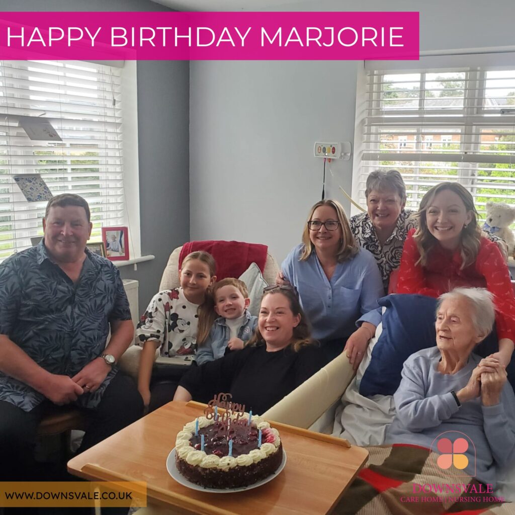 Happy birthday marjorie at Downsvale