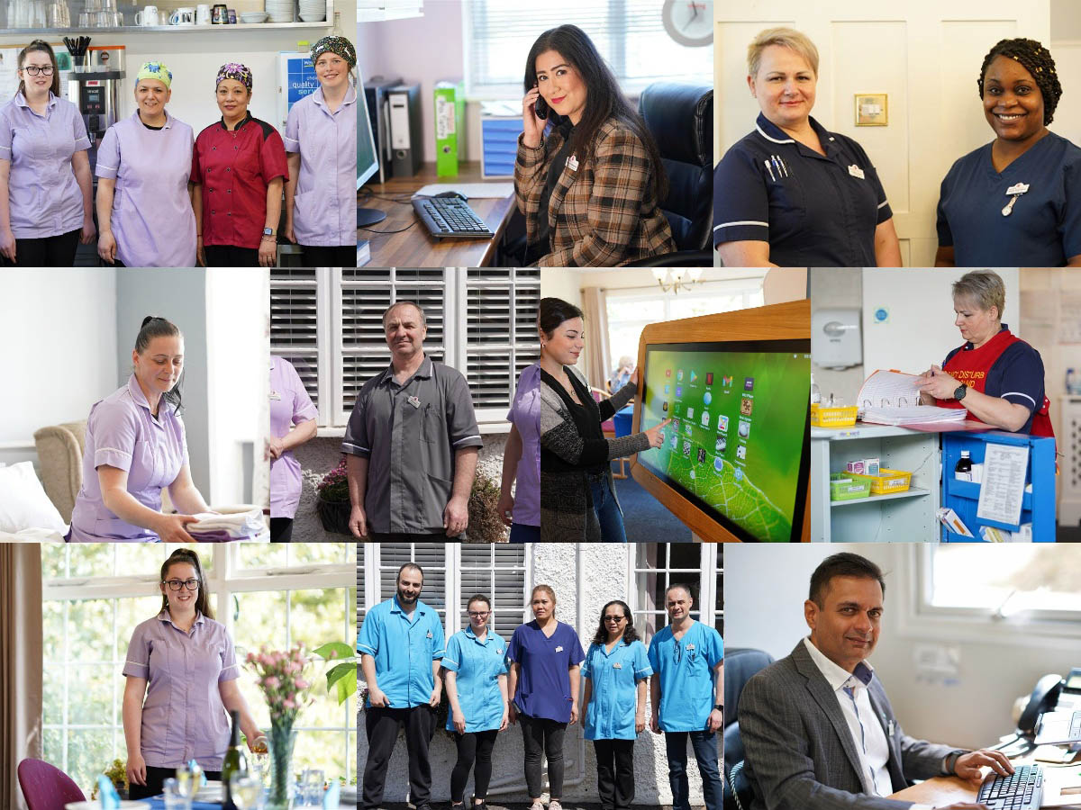 Downsvale Nursing Home collage