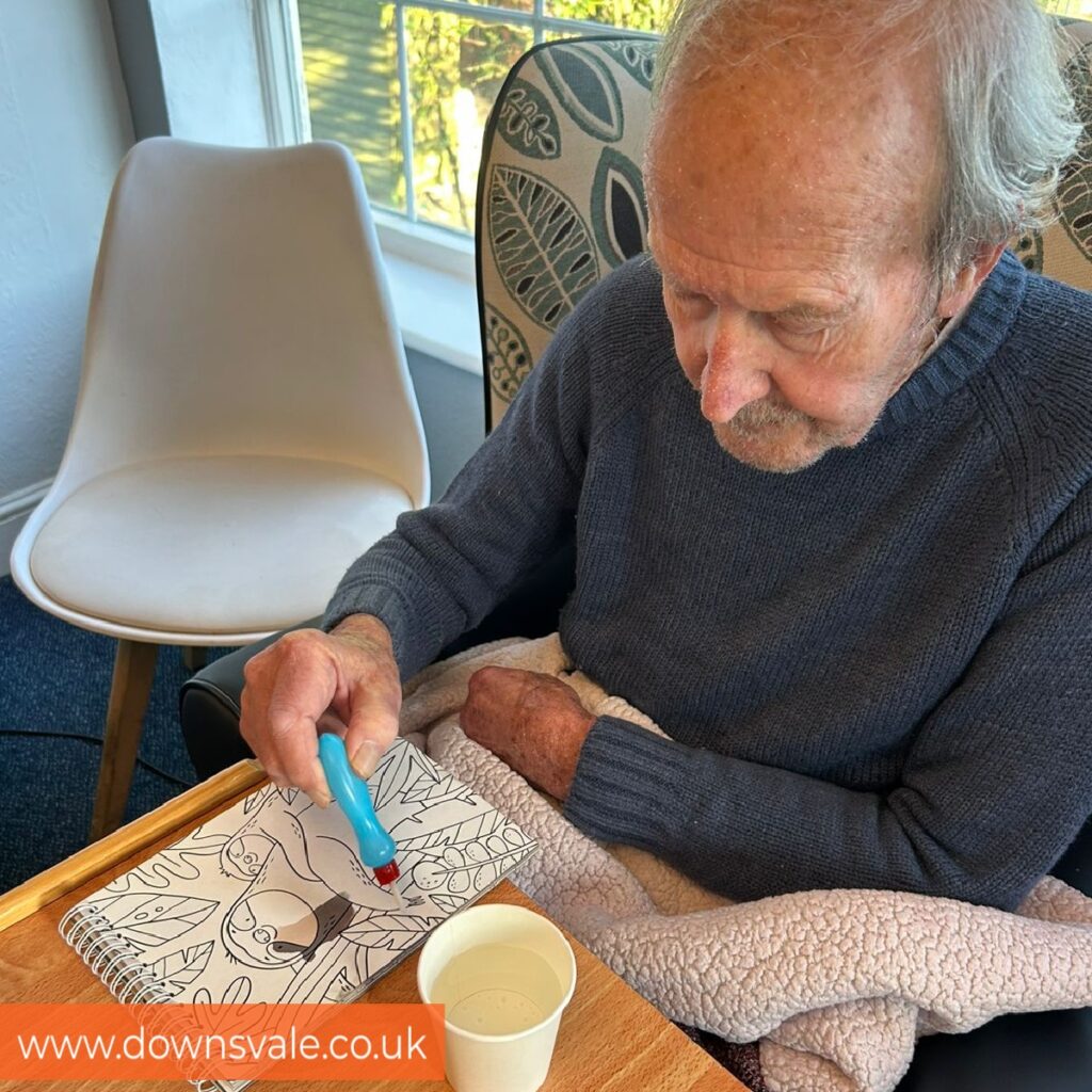 Arts & Crafts Time at Downsvale Nursing Home