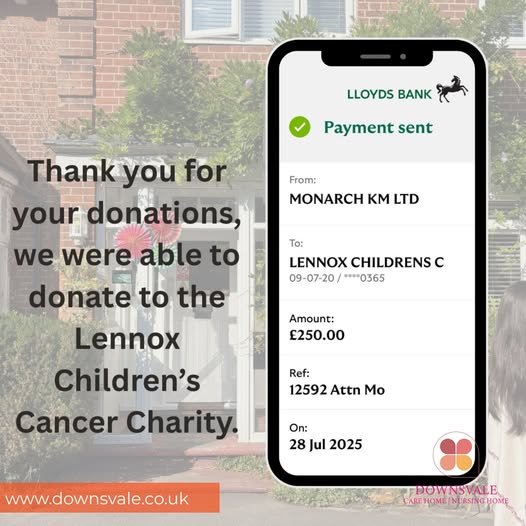 What a Weekend-ending with a donation sent to the Lennox Children’s Cancer Charity!
