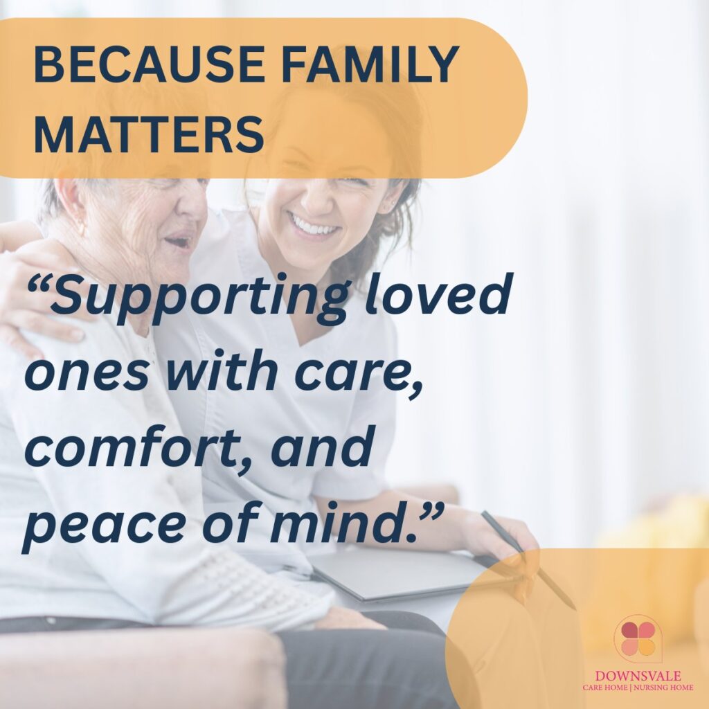 Caring for residents means caring for families too.