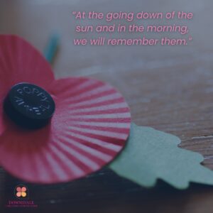 Today, We Remember and Honour all Those Who Served