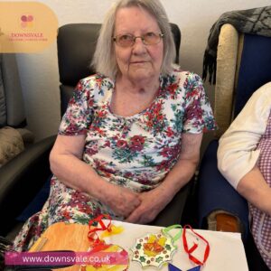 Christmas Crafts at Downsvale Nursing Home