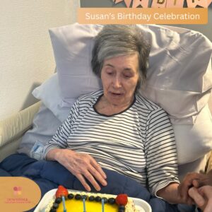 Celebrated Susan’s Birthday, Sharing a Lovely Moment Together